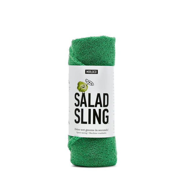 Salad Sling by Mirloco, Lettuce Dryer Towel with Waterproof Liner, Dry  Greens in Seconds, Great Alternative to Salad Spinner